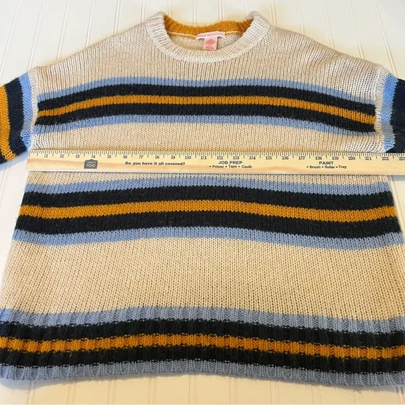 Urban Outfitters | Bobby Boyfriend Striped Crew-Neck Sweater Medium | Y2K Vibes - Picture 3 of 6
